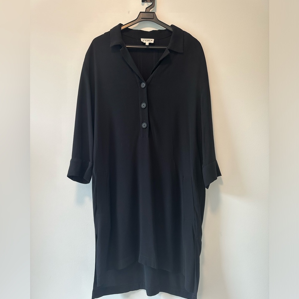 Bimba y Lola - Black Shirt Dress - Large